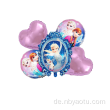 18 -Zoll -5pc Cartoon Frozen Ballon Geburtstagset